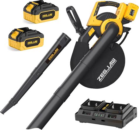 Amazon.com: Cordless Leaf Blower & Vacuum, 3-in-1 Leaf Vacuum Mulcher ...