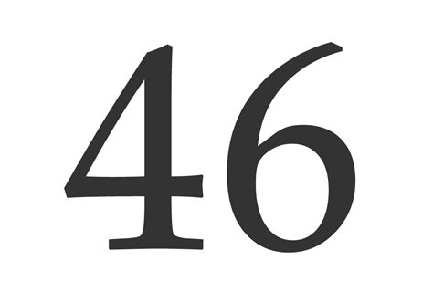 Number 46 (number Image & Photo (Free Trial) | Bigstock
