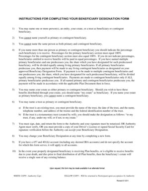 Kentucky Beneficiary Designation Form - Fill Out, Sign & Share Online ...