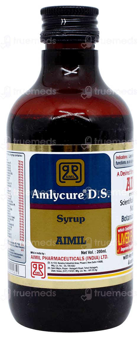 Amlycure Ds Syrup: Uses, Side Effects, Price & Substitutes