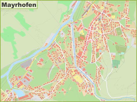 Map Of Austria Mayrhofen