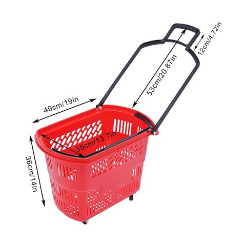 BILPIKOGoo 6 Pack Shopping Baskets, 35L Shopping Carts with India | Ubuy