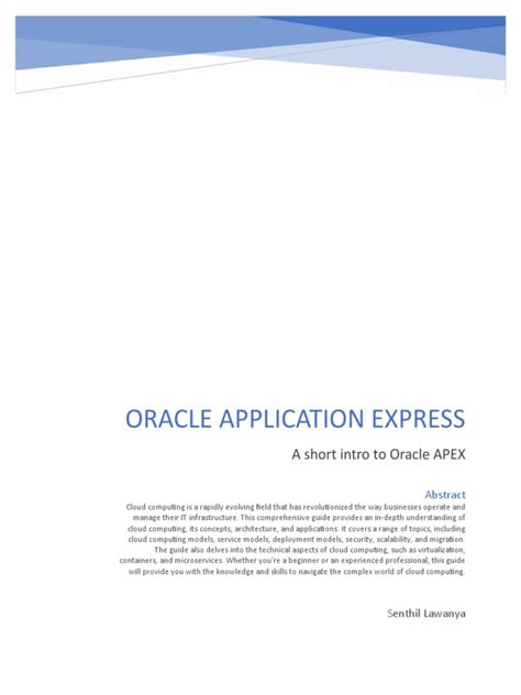 Image result for Oracle Application Express Examples