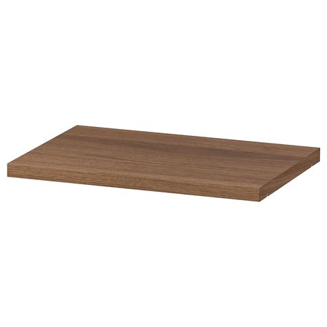 BILLY shelf, brown walnut effect, 36x26 cm (14x10") - IKEA