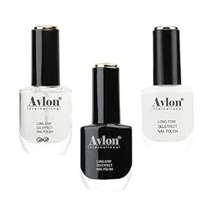 Buy Avlon International Nail Paint Combo Pack Of 3 - Long Lasting Nail ...