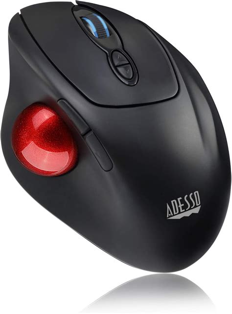 Buy Adesso iMouse T30 Wireless Ergonomic Thumb Trackball Mouse with ...