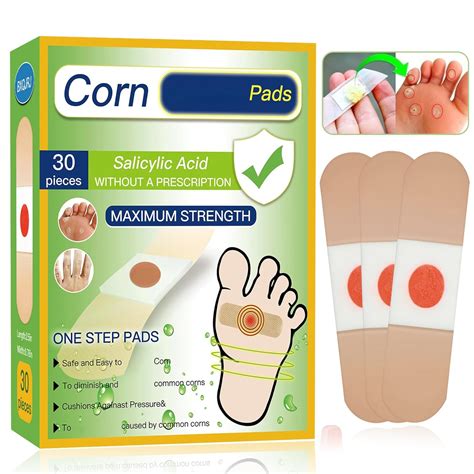 Amazon.com : 30Pcs/Box Corn Patch/patches,Foot Corn Removal Patch,Corn ...