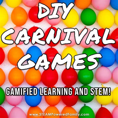 DIY School Carnival Games - A STEM Festival Filled with Games!