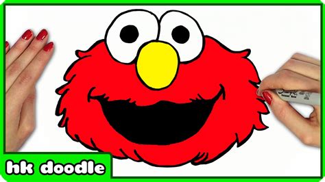 Elmo Drawing Tutorial 的图像结果