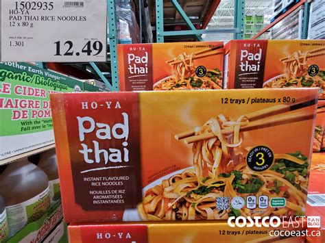 1502935 HO YA PAD THAI RICE NOODLES 12 x 80 g 12 49 - Costco East Fan Blog