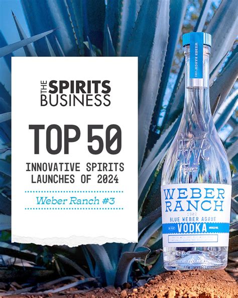 We're thrilled to announce that Weber Ranch Vodka is ranked #3 on The ...
