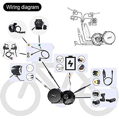 Buy BAFANG 36V/48V 500W BBS02B E-Bike Conversion Motor Kit DIY LCD ...