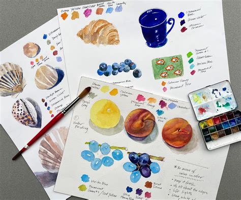 Class-Watercolor sketchbook – Lyme Art Association