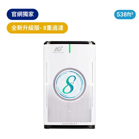 NSP-PcoMax 8 | AG+ Max Medical Grade Silver Ion 8-in-1 Air Purifier