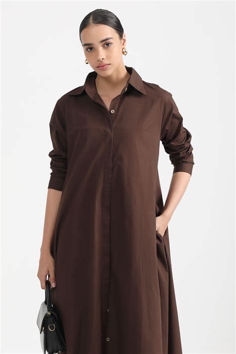 Massimo Shirt Dress - Cacao Brown – D.ARTISTS