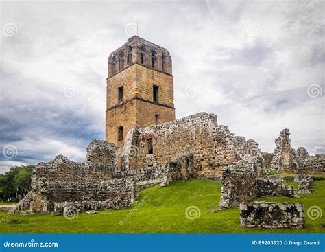 Ruins of Panama Viejo - Panama City, Panama Stock Photo - Image of ...