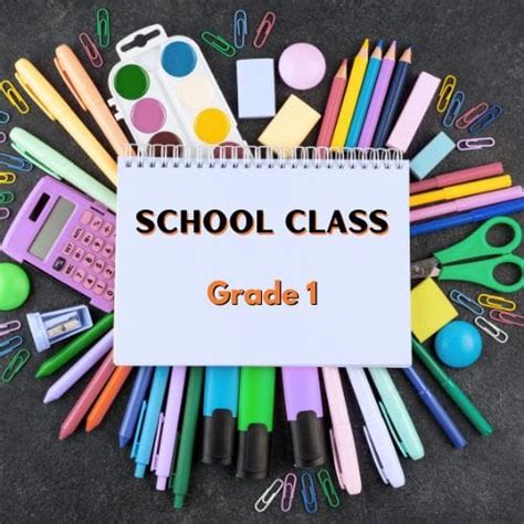 School Stationery for Grade 1 的图像结果