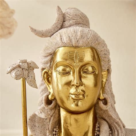 Buy Enlighten Sand Polyresin Shiva Figurine from Home Centre at just ...