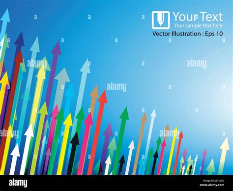 Abstract arrows different colorful background, vector illustration ...