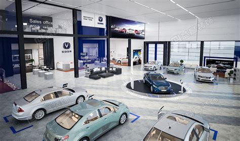 （原创）汽车4S店室内设计案例效果图-室内设计-筑龙室内设计论坛