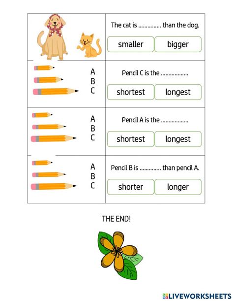 Image result for Comparison Test Worksheets