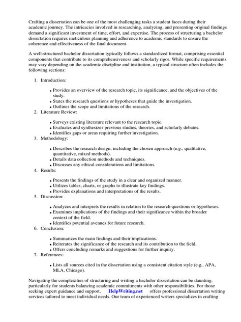Dissertation Structure 的图像结果