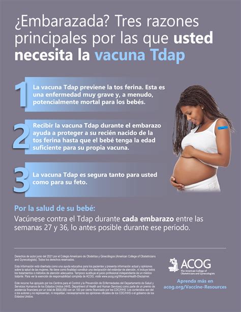 Factsheet: Top 3 Reasons Why You Need the Tdap Vaccine During Pregnancy ...