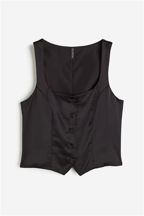 Suit waistcoat - Black - Ladies | H&M IN