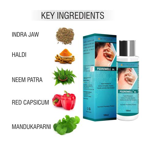 Psorowell Oil for Psoriasis and Seborrhea Skin Disorder: One piece MRP ...