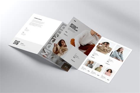 Bifold Brochure Mockup – MasterBundles