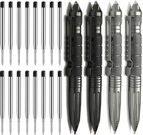 Amazon.com : Origin-Joy 4 Pack Tungsten Steel Military Tactical Pen Set ...