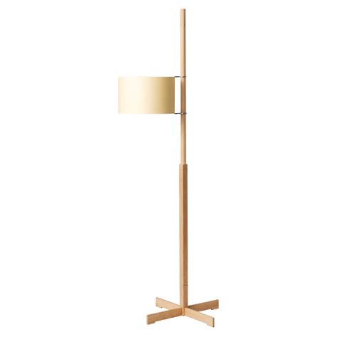 White and Beech Wood TMM Floor Lamp by Miguel Milá For Sale at 1stDibs ...
