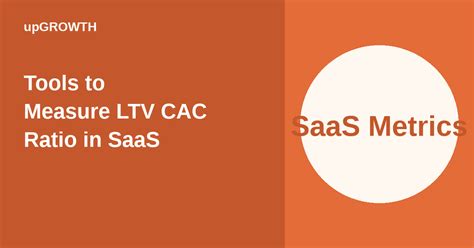 Tools to Measure LTV CAC Ratio SaaS [2026] | upGrowth