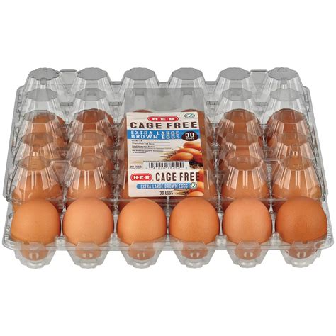 H-E-B Grade AA Cage Free Extra Large Brown Eggs - Shop Eggs & egg ...