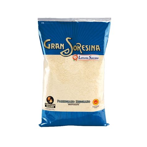 Soresina Parmigiano Reggiano Grated 1kg - Parmesan Cheese