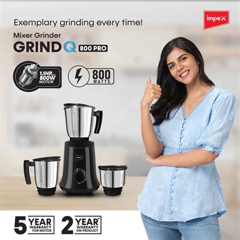 Impex Mixer Grinder (Grind Q 800 Pro ) — Impex Webstore