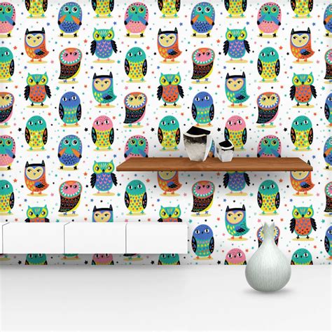 Buy ArtzFolio Wallpapers Peel & Stick at Best Prices In India | Owls ...