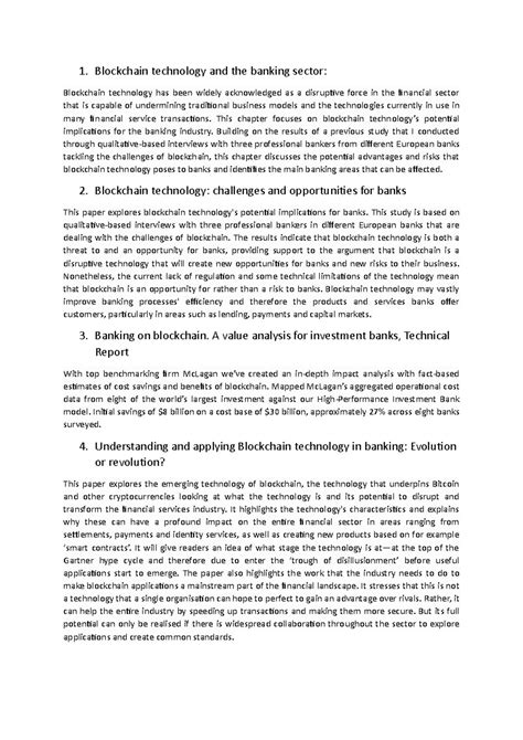 Blockchain Project Phase-1 Literature Review - 1. Blockchain technology ...