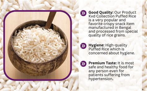 KVD Collection Bangla Premium Kolkata Special Rice Moori - 1Kg, Puffed ...