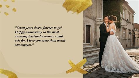 30 Heartfelt 7th Wedding Anniversary Wishes For Husband in 2024