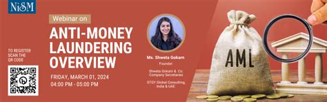 Webinar on Anti-Money Laundering Overview - National Institute of ...