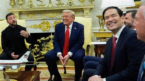 Did Trump pause White House talks with EU leaders midway to call Putin ...