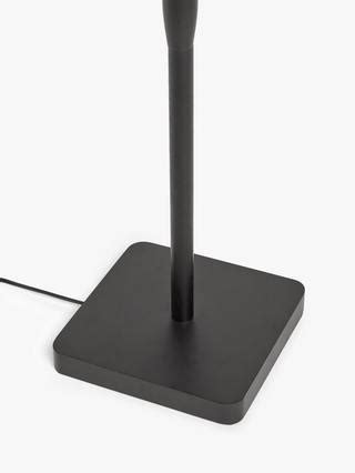 John Lewis Serenity Natural Woven Floor Lamp, Black/Natural