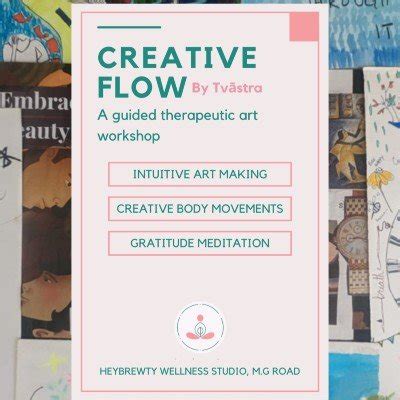 Creative Flow - A guided therapeutic art workshop, HeyBrewty Wellness ...