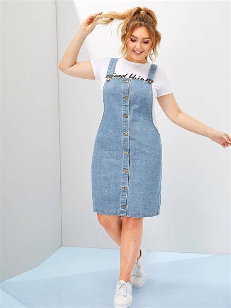 Plus Size Denim Dresses Online | PrestaStyle