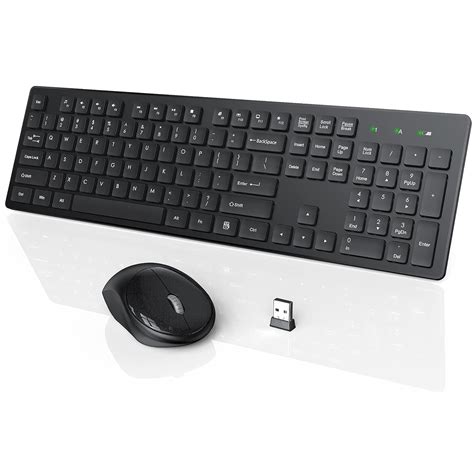 Amazon.in: Buy Wireless Keyboard and Mouse, WisFox USB Computer ...