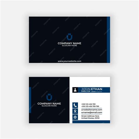 Modern Business Card Design 的图像结果