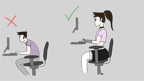 Image result for Gamer Posture vs Normal