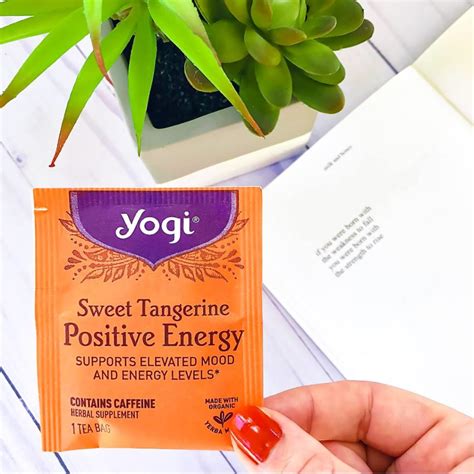 Yogi Sweet Tangerine Positive Energy Tea - Just Be Bodyworks