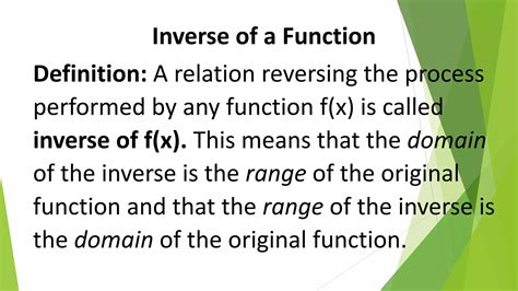 Image result for Inverse of One to One Functions